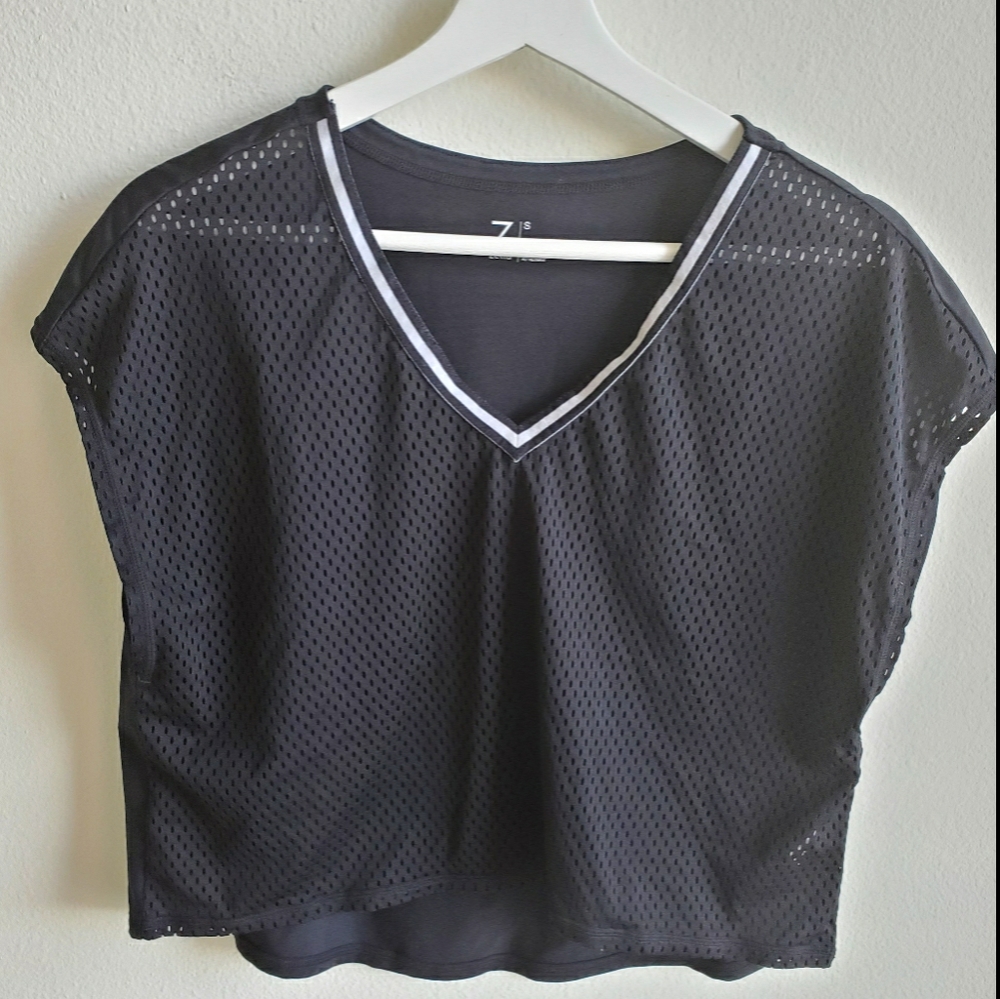 Zella Perforated Crop Top